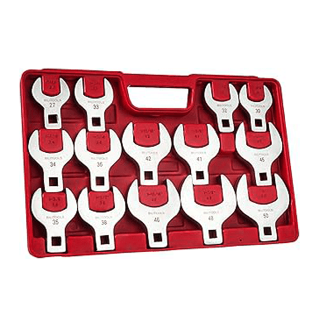 BILITOOLS 14-Piece Jumbo Crows Foot Wrench Set
