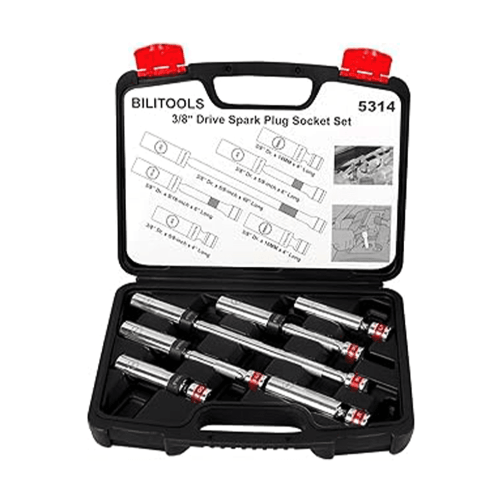BILITOOLS 6 Piece 3/8-Inch Drive Magnetic Swivel