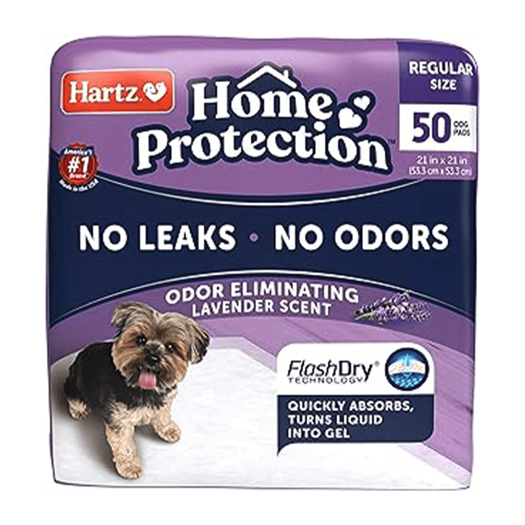 Hartz Home Protection Lavender Scented Dog Pads, 50 count