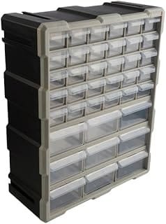Stalwart 39-Drawer Plastic Small Parts Organizer